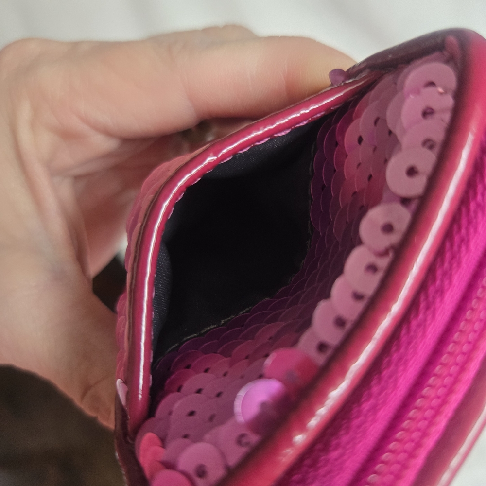 Vintage Coach Poppy Sequin Sweetheart Wristlet  - Picture 8 of 8